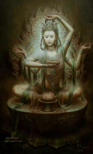 Quan Yin: La Dea della Misericordia Medita